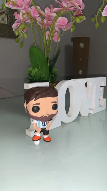 Mô hình 3D Messi phong cách Funko Pop - In 3D siêu dễ - Image 2