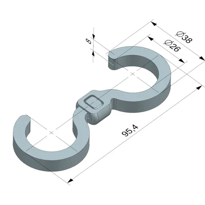 Twisty Hook (Móc Treo Xoay 2 Đầu)