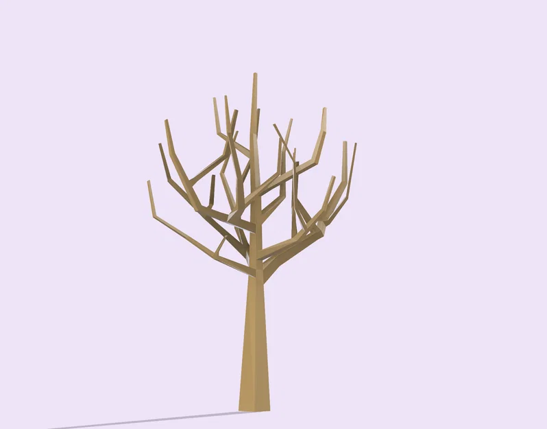 Mô hình cây khô Lowpoly 3D độc đáo trang trí nhà cửa - Image 1