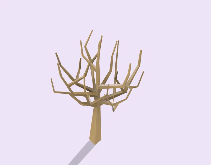 Mô hình cây khô Lowpoly 3D độc đáo trang trí nhà cửa - Image 2