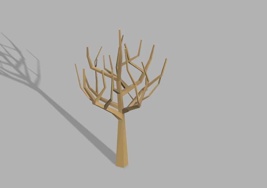 Mô hình cây khô Lowpoly 3D độc đáo trang trí nhà cửa - Image 4