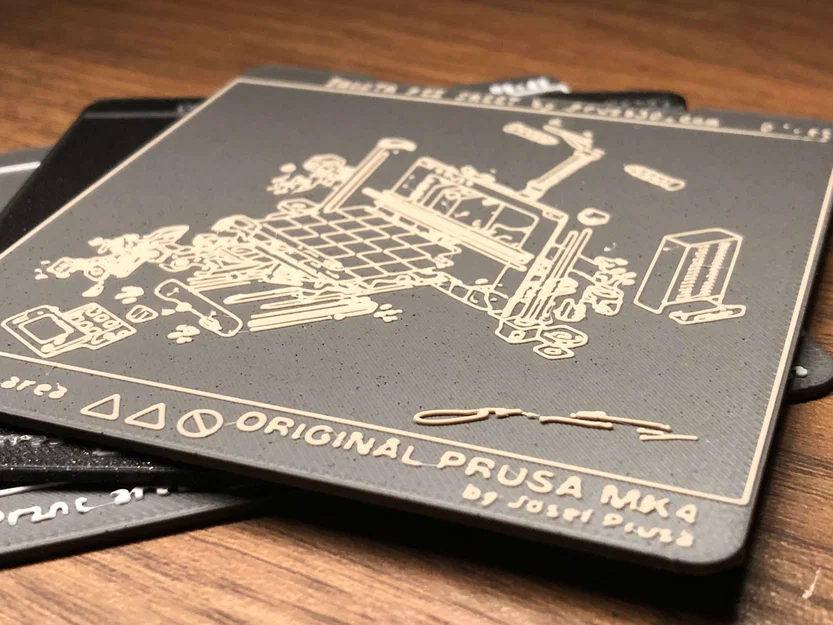 Lót ly PRUSA MK4 PEI Sheet Anniversary Limited Edition (Coaster) - Image 6