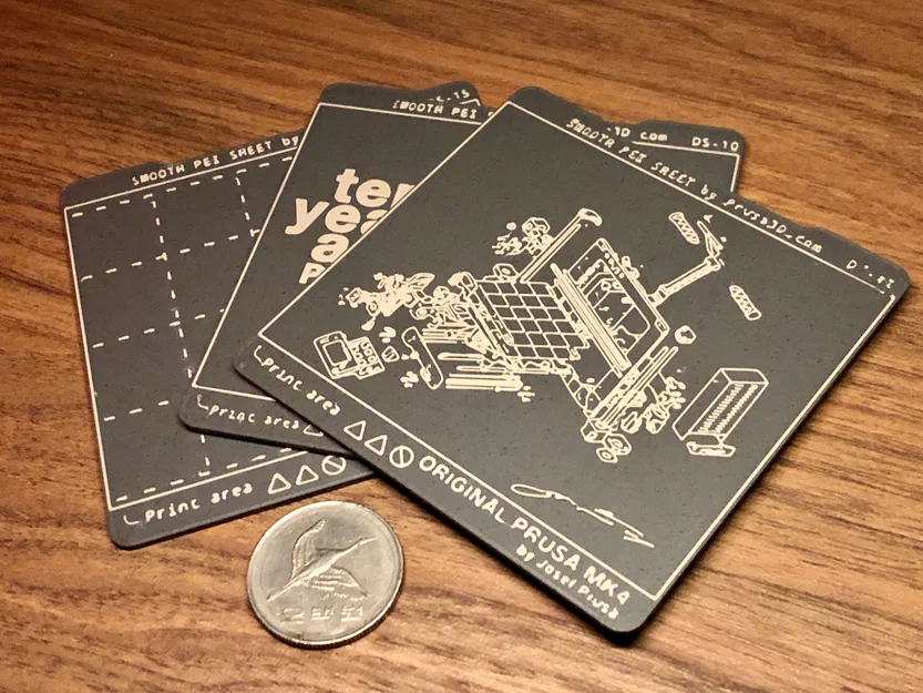 Lót ly PRUSA MK4 PEI Sheet Anniversary Limited Edition (Coaster) - Image 8