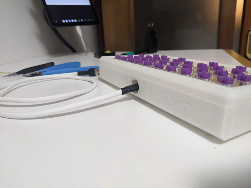 PetruziaMini - Bàn phím cơ handwired 40% (Ortholinear) in 3D - Image 3