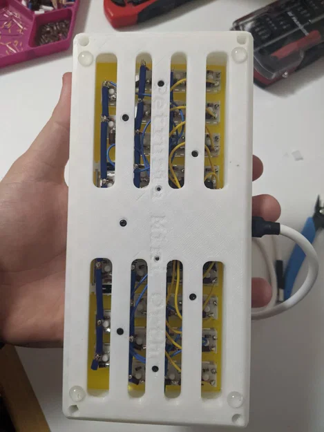 PetruziaMini - Bàn phím cơ handwired 40% (Ortholinear) in 3D - Image 5