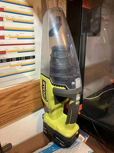 Móc treo tường bắt vít cho máy hút bụi cầm tay Ryobi (PCL705) - Image 1