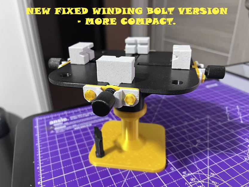 Model Turner Rotating VICE V2 – Bu lông quấn trong (Internal Winding Bolt) - Image 1