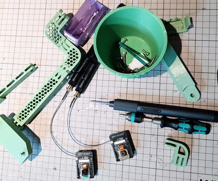 Vỏ camera ESP32 (ESP32 camera case) có ngàm gắn anten WiFi - Image 4