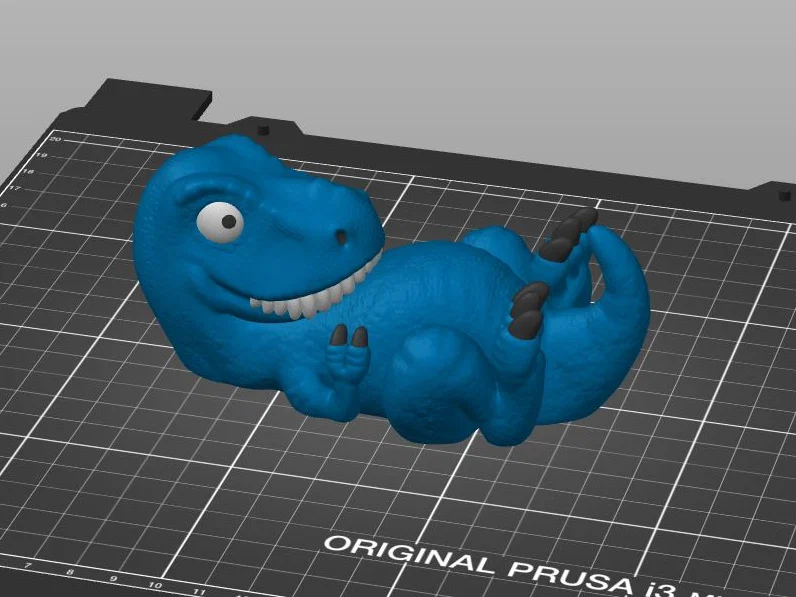 Mô hình khủng long T-Rex đáng yêu in 3D đa vật liệu (Multi-material) - Image 2
