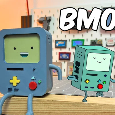 Mô hình BMO Adventure Time 3D - Đồ chơi trang trí cực dễ thương