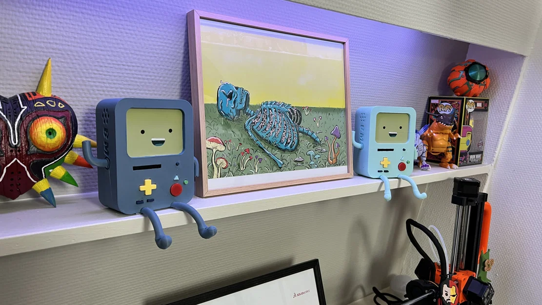 Mô hình BMO Adventure Time 3D - Đồ chơi trang trí cực dễ thương - Image 2