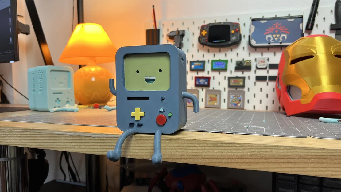 Mô hình BMO Adventure Time 3D - Đồ chơi trang trí cực dễ thương - Image 3