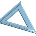 Thước ke góc vuông 45 độ và 90 độ in 3D tiện dụng - Thumbnail 1
