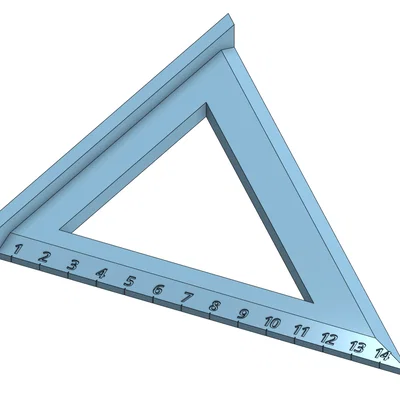 Thước ke góc vuông 45 độ và 90 độ in 3D tiện dụng