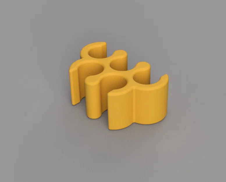 Kẹp cố định dây cáp RJ45 (Cable Manager) in 3D siêu gọn - Image 1