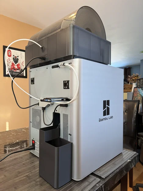 Máng hứng poop cho Bambu Lab X1C dùng nam châm 3x6mm (KÈM SOURCE) - Image 3