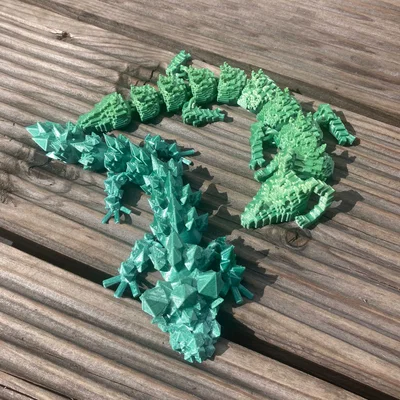Rồng PIP Kristalldrache & Würfeldrache (flexi, in-place)