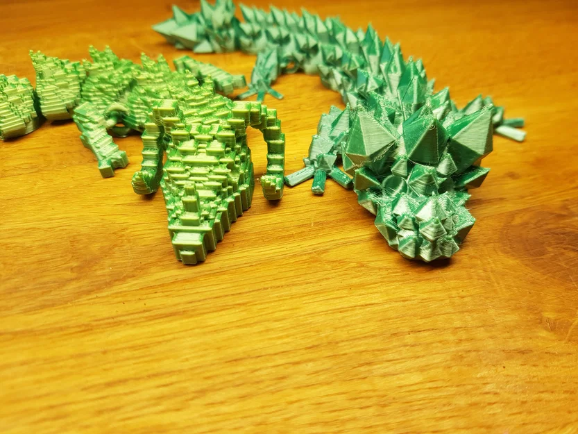 Rồng PIP Kristalldrache & Würfeldrache (flexi, in-place) - Image 5