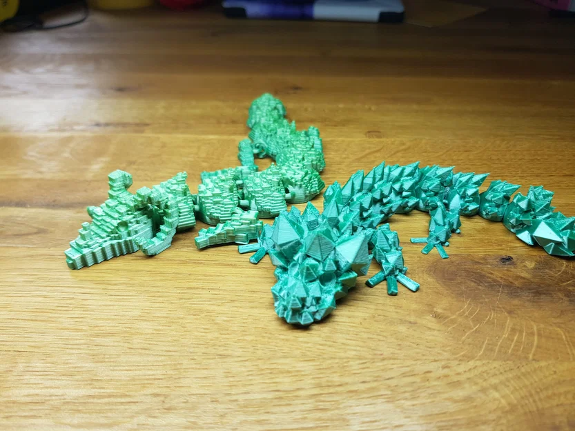Rồng PIP Kristalldrache & Würfeldrache (flexi, in-place) - Image 6