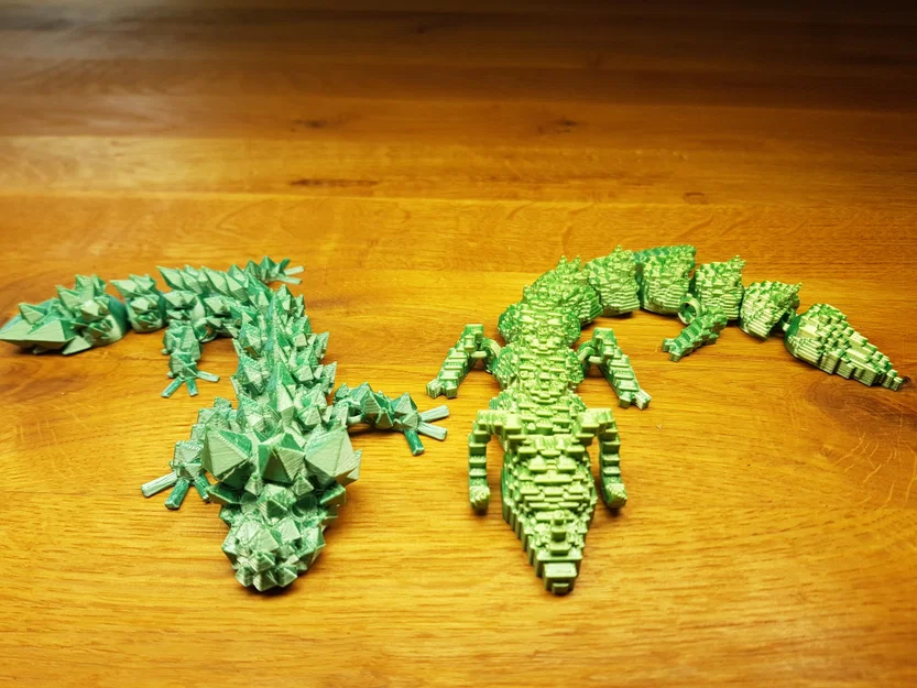 Rồng PIP Kristalldrache & Würfeldrache (flexi, in-place) - Image 7