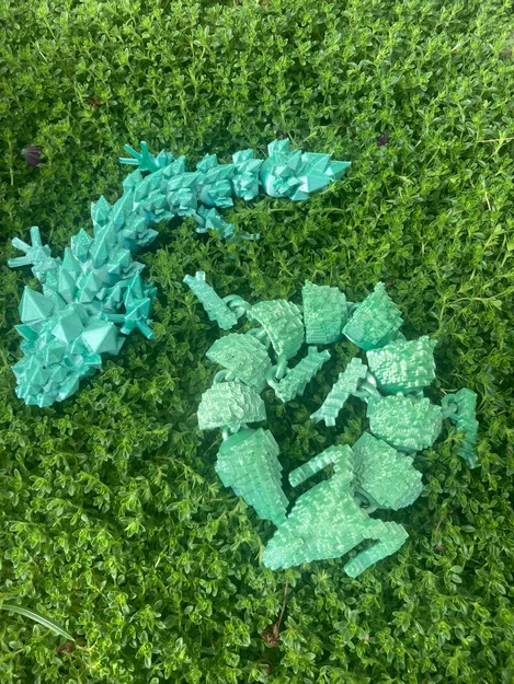 Rồng PIP Kristalldrache & Würfeldrache (flexi, in-place) - Image 21