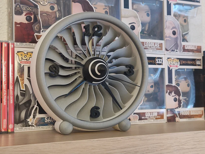 Đồng hồ Động cơ Phản lực (Jet Engine Clock) - Image 1