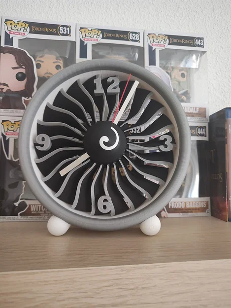 Đồng Hồ Động Cơ Phản Lực (Jet Engine Clock) Multicolor - Image 1