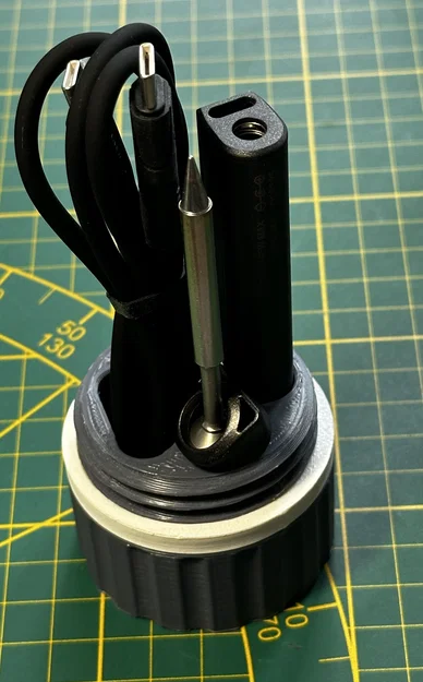 Đế đựng máy hàn TS101 (Bản nâng cấp chứa được dây cáp) - Image 1
