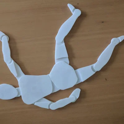 Mô hình khớp nối cơ thể người (Human body template) hỗ trợ vẽ tranh