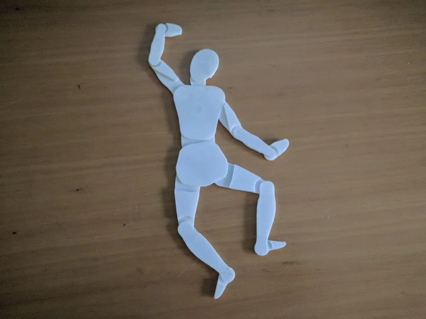 Mô hình khớp nối cơ thể người (Human body template) hỗ trợ vẽ tranh - Image 2