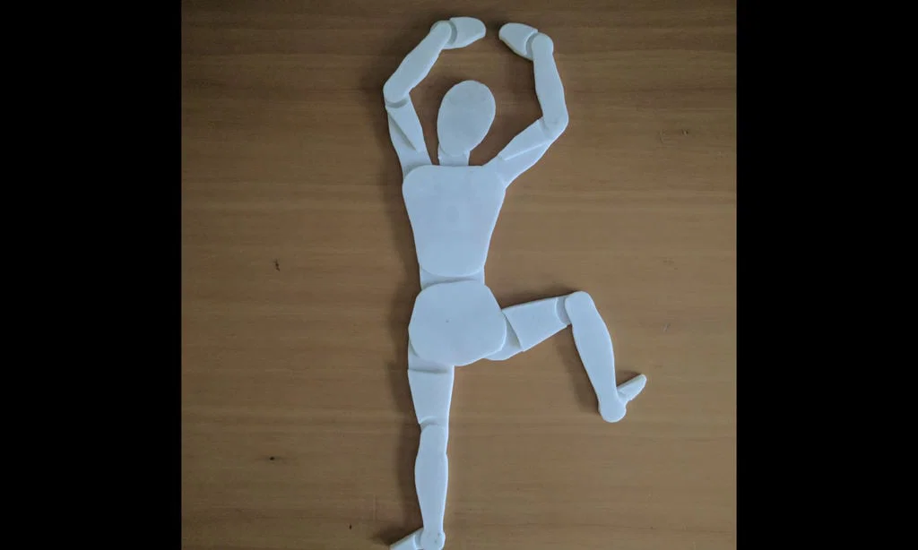 Mô hình khớp nối cơ thể người (Human body template) hỗ trợ vẽ tranh - Image 3