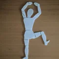 Mô hình khớp nối cơ thể người (Human body template) hỗ trợ vẽ tranh - Thumbnail 3