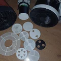 Focus Mask Thiên Văn Tùy Biến (OpenSCAD) – Bahtinov/Tribahtinov/Hartmann/Carey - Thumbnail 1