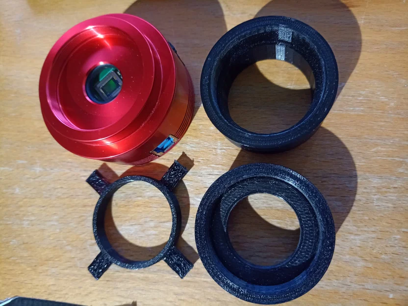 Bộ adapter T2, M42, M48, 1.25 inch (3D printable) - Image 1