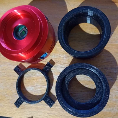 Bộ adapter T2, M42, M48, 1.25 inch (3D printable)