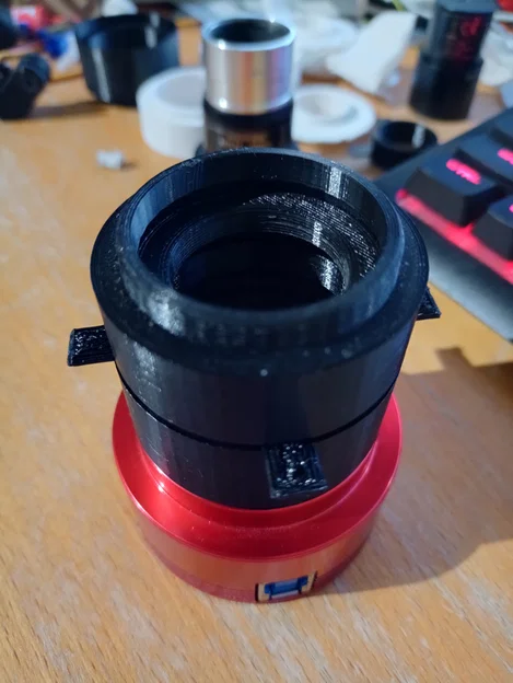Bộ adapter T2, M42, M48, 1.25 inch (3D printable) - Image 4