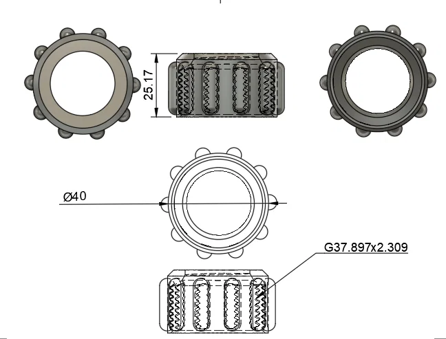 Đai ốc Gardena 3/4" (Mutter 19mm) - Image 7