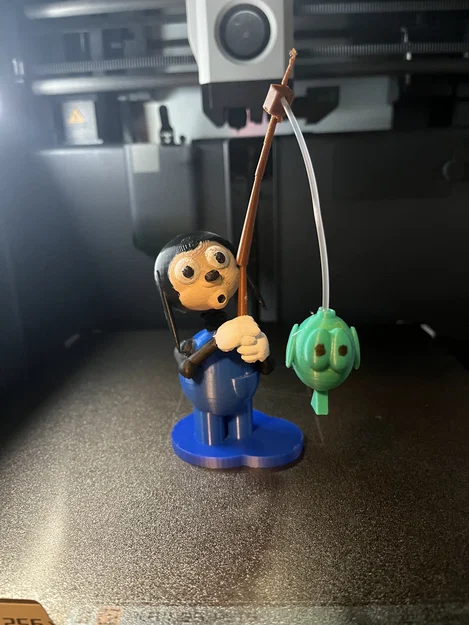 Mô hình 3D Goofy câu cá - Nhân vật hoạt hình kinh điển - Image 5