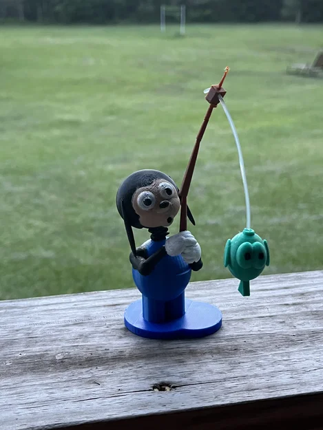 Mô hình 3D Goofy câu cá - Nhân vật hoạt hình kinh điển - Image 7