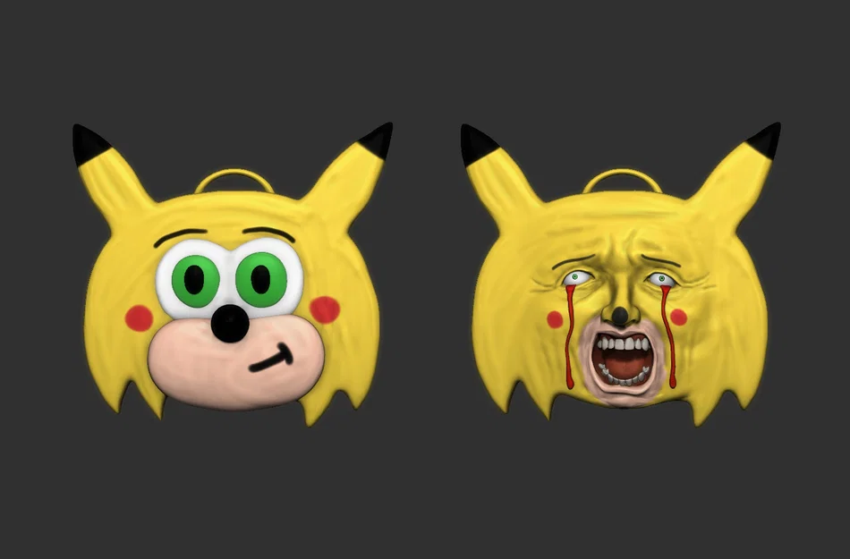 Mô hình huy hiệu Sonichu độc đáo - File in 3D chất lượng cao - Image 1