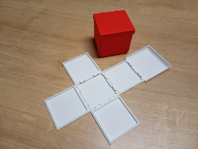 Hộp quà gập có bản lề (Foldable hinged gift box) - Image 1