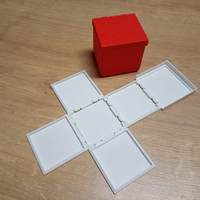 Hộp quà gập có bản lề (Foldable hinged gift box)