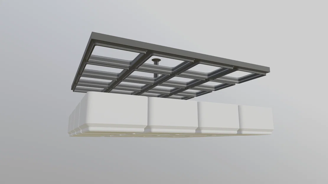 Đế Gridfinity xếp chồng có tay cầm (4x4) - Image 3