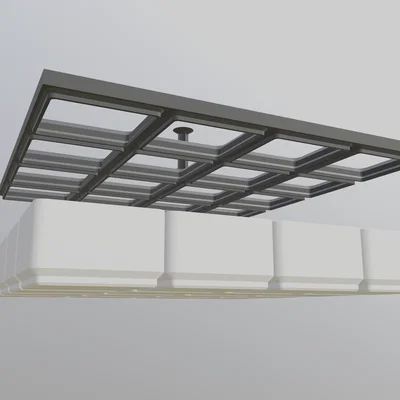 Đế Gridfinity xếp chồng có tay cầm (4x4)