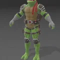 Bộ mô hình 4 chú rùa Ninja (TMNT) phong cách Fortnite cực chất - Thumbnail 1