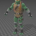 Bộ mô hình 4 chú rùa Ninja (TMNT) phong cách Fortnite cực chất - Thumbnail 2
