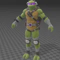 Bộ mô hình 4 chú rùa Ninja (TMNT) phong cách Fortnite cực chất - Thumbnail 3