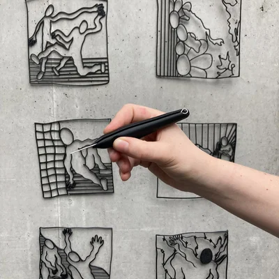 HANDPOKE grip – Tay cầm cho handpoke tattooing