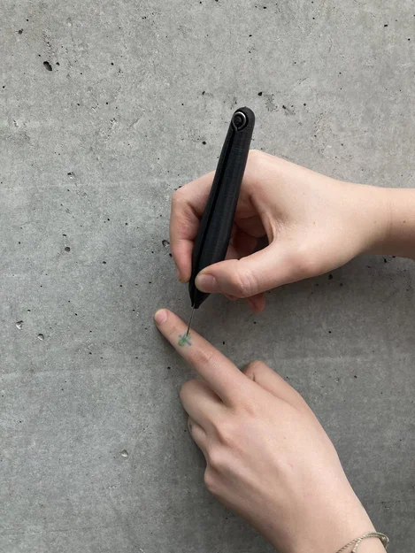 HANDPOKE grip – Tay cầm cho handpoke tattooing - Image 2