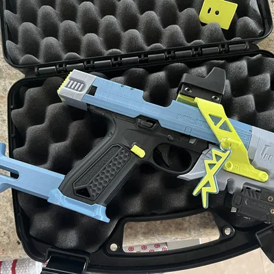Thanh sight rail & compensator remix cho mẫu Airsoft Cyberpunk Lexington